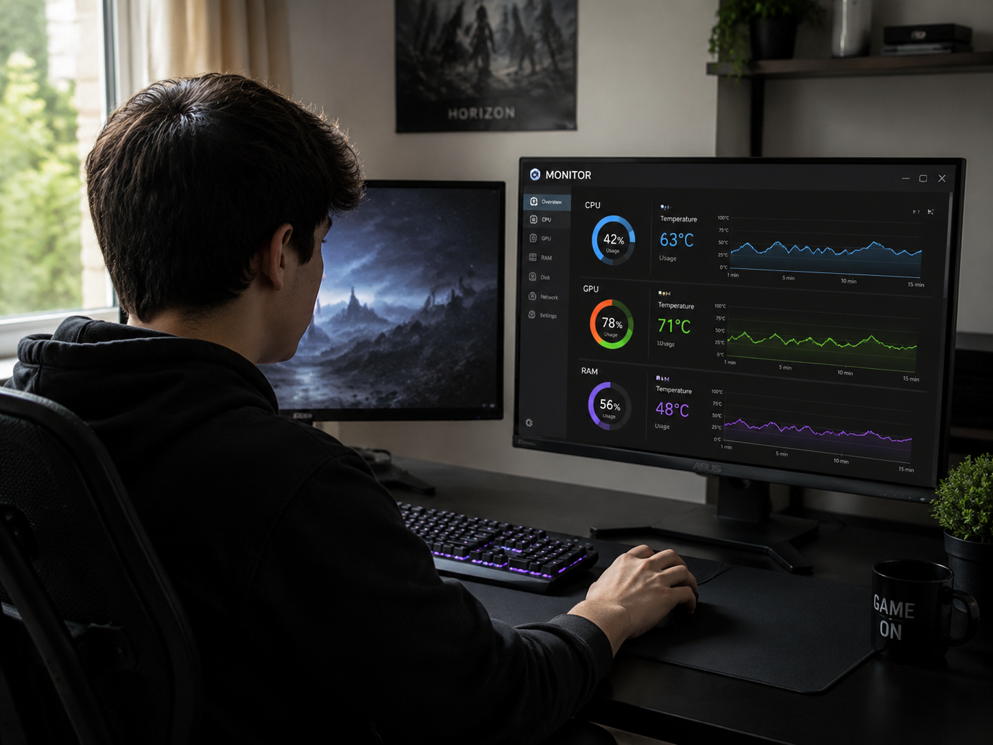 Gargalo de CPU e GPU: como identificar e resolver em jogos